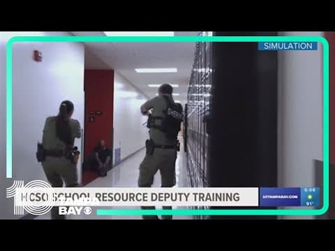 Take an inside look at Hillsborough County school resource deputies' training to keep students safe