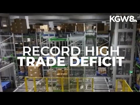 U.S. trade deficit reached record-high in March