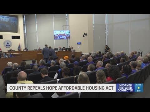 Hillsborough County commissioners vote to repeal HOPE Affordable Housing Act