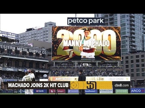 Manny Machado reaches 2,000 hits | Final Quarter San Diego Sports Show