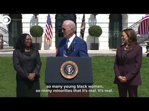 President Biden speaks about Judge Jackson's historic Supreme Court confirmation