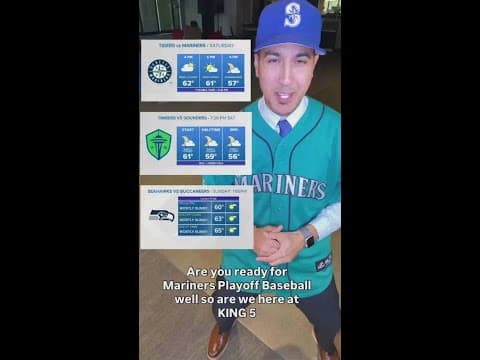 Mariners, Seahawks and Sounders forecast this weekend