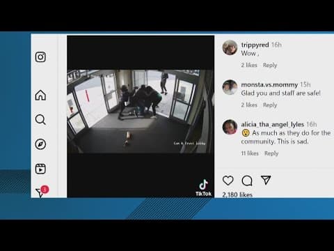 Video of liquor store robbery, shooting in Maryland