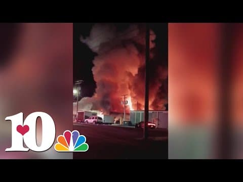 Athens UPS facility catches fire