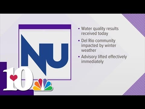 Boil water advisory lifted in Del Rio