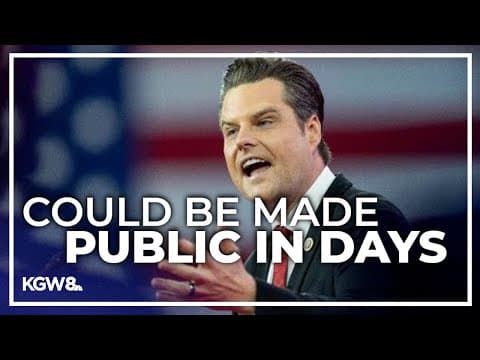 House Ethics Committee voted to release Matt Gaetz ethics report, source says