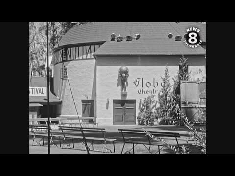 Old Globe Theater in San Diego in 1957
