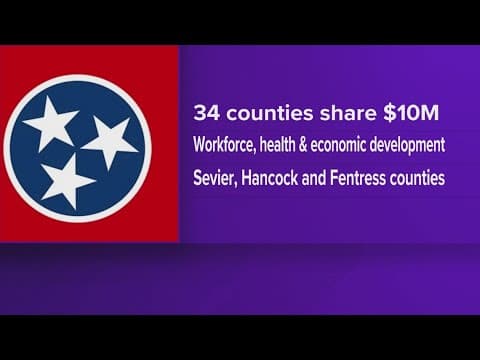 Gov. Bill Lee announces $10M grant for 34 Tennessee counties
