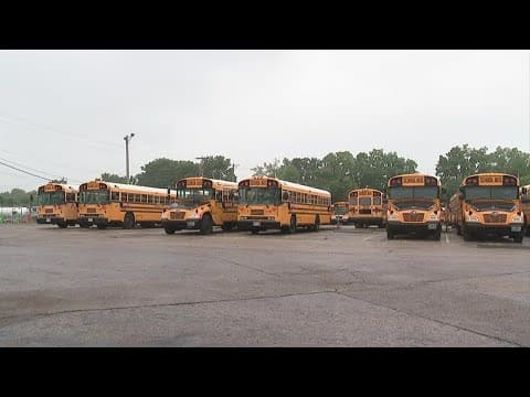 New busing system at Westerville for first day of school
