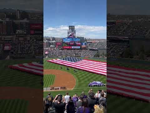 F-16 flyover at Colorado Rockies’ 2024 home opener vs. Tampa Bay Rays at Coors Field