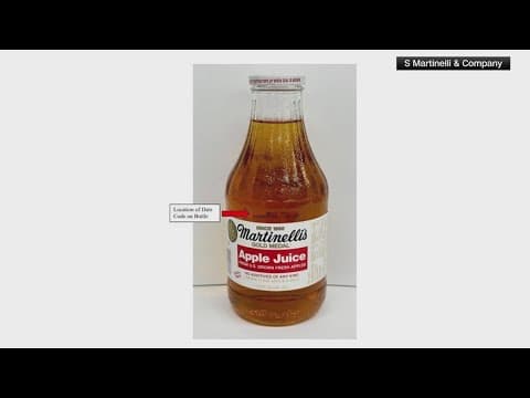 Martinellis recalls apple juice