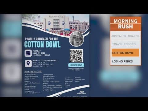 $140M Cotton Bowl renovation project looking for bids