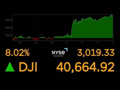 Stocks soar after Trump issues 90-day pause on tariffs, except for China