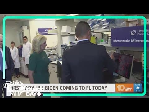 First Lady Jill Biden to speak at cancer survivorship summit at Davie, FL