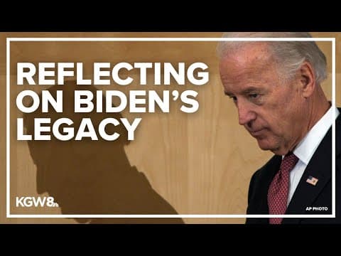 Oregon lawmakers reflect on Biden's legacy after 2024 race withdrawal