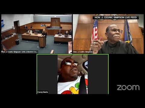 Michigan man with suspended driver's license makes court appearance on Zoom while driving