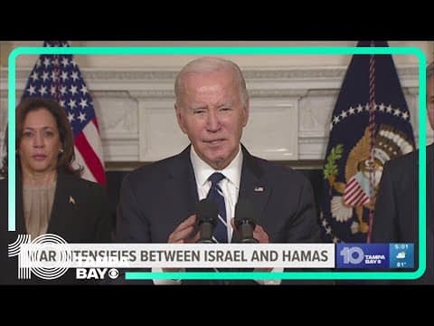 President Biden condemns Hamas for 'unadulterated evil' in attack on Israel, vows US resolve in back