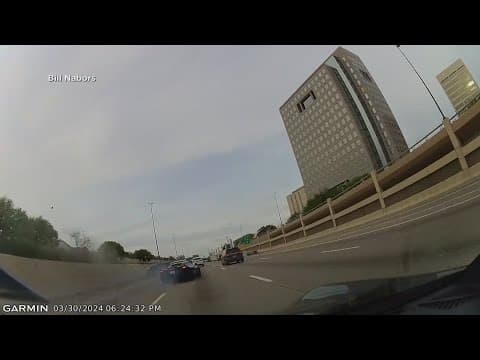 Video: Dashcam footage shows multi-vehicle collision allegedly involving NFL receiver Rashee Rice