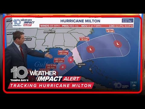 TRACKING HURRICANE MILTON | 10 Tampa Bay provides live updates