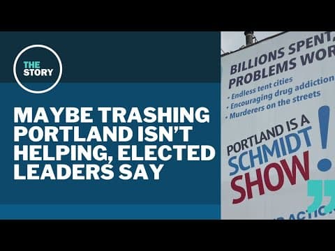 Gov. Kotek, Mayor Wheeler are sick of the 'Schmidt show' billboards in Portland