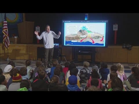 CBS 8 Weather school | Visiting Pacific Rim Elementary School