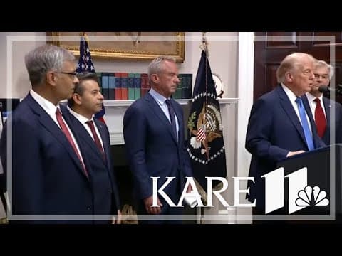 Trump urges pregnant women to avoid Tylenol citing unproved autism link