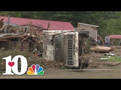 Gov. Bill Lee, TEMA speak after surveying flooding damage in East TN