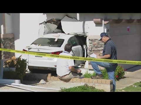 Driver launches car into side of Mira Mesa home