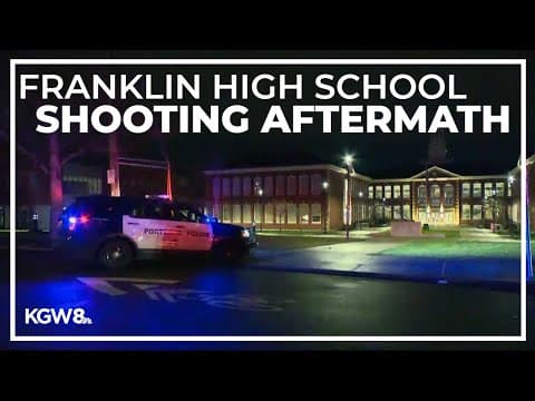 Portland police to increase patrols around Franklin High after shooting outside school