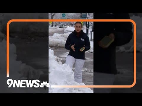 Colorado gets a dose of heavy, wet snow