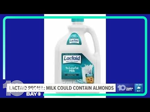 Lactaid milk recalled in 27 states over potential almond contamination