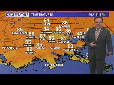 Weather: Pleasant weather continues into the weekend with drier air
