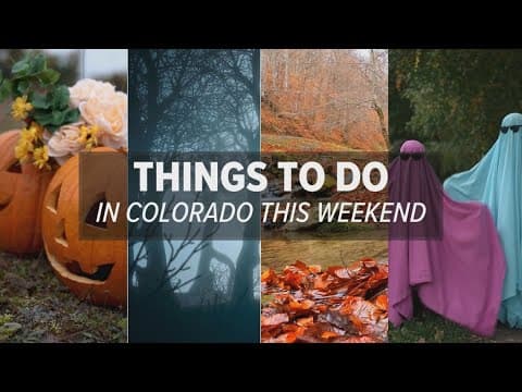 Things to do in Colorado this weekend: Oct. 25-27