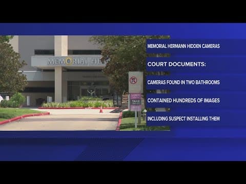 Former employee accused of hiding cameras in Memorial Hermann Hospital restrooms due in court