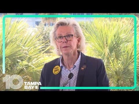 Tampa Mayor Jane Castor announces new tree initiatives, tree planting goals