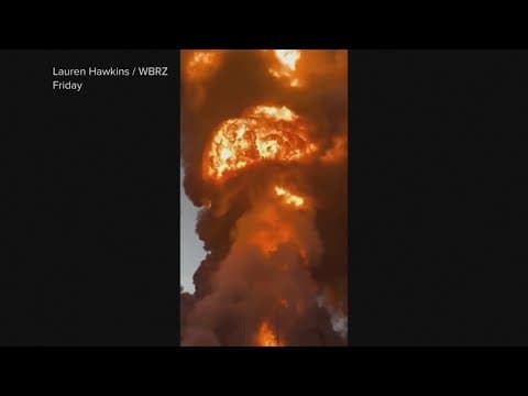 Major explosion in a small Louisiana town forces residents to stay inside