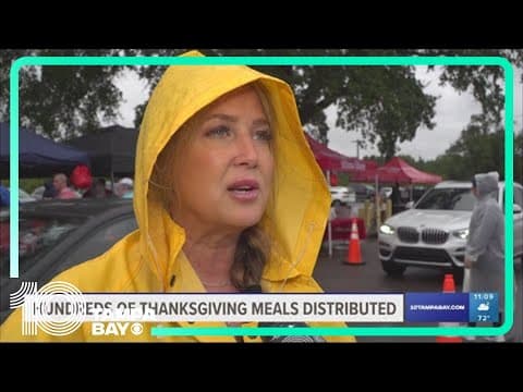 Feeding Tampa Bay distributes 1,000 Thanksgiving meals to families in need