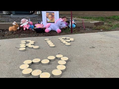 'She'll never be forgotten': Vigil held for 4-year-old girl found in north Columbus pond
