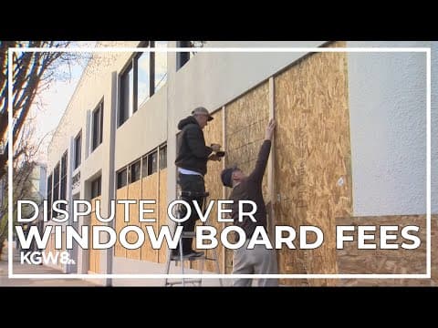 Portland officials, city watchdog at odds over contractor charging people to board up windows