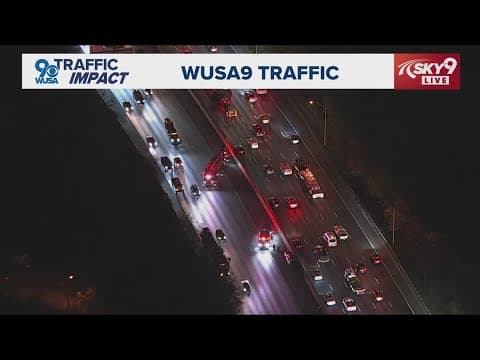 Beltway crash in Silver Spring slowing morning commute