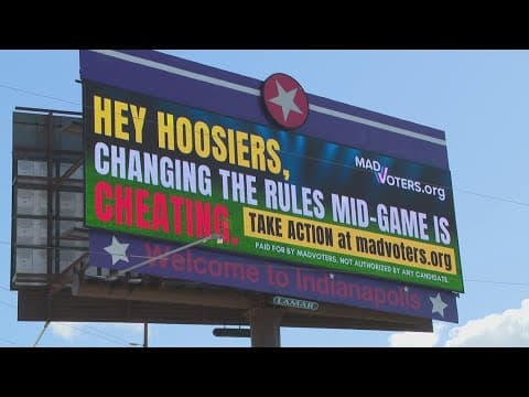 MADVoters putting up billboards across Indiana that push back against redistricting