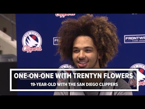 Get to know San Diego Clippers Trentyn Flowers