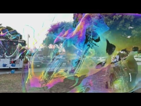 Homeless, disabled veteran cited for blowing bubbles shares his story