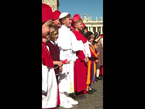 Chicago students who held viral 'mini conclave' meet Pope Leo XIV in Rome
