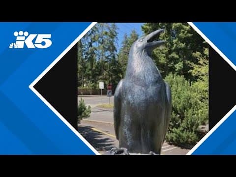 Raven sculpture stolen from Interurban Trail in Shoreline
