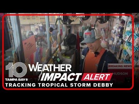 Hudson local talks about Hurricane Idalia's effects but says not many are concerned about Tropical S