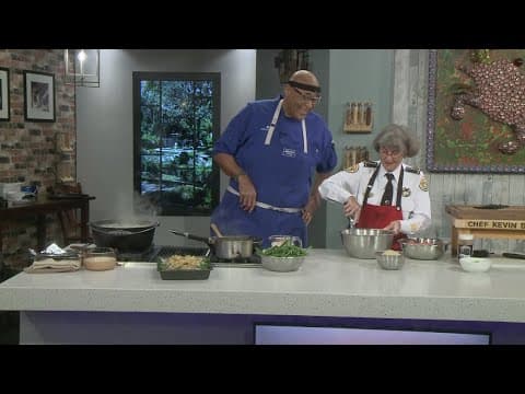 Cooking with NOPD Chief Anne Kirkpatrick