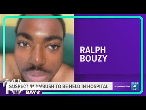 Man accused of 'ambushing' Hillsborough deputies deemed mentally incompetent to stand trial