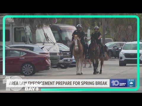 Law enforcement preparing for spring break in Tampa Bay area
