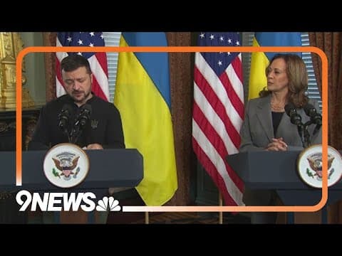 Ukraine president meets with Biden, Harris to present 'victory plan'